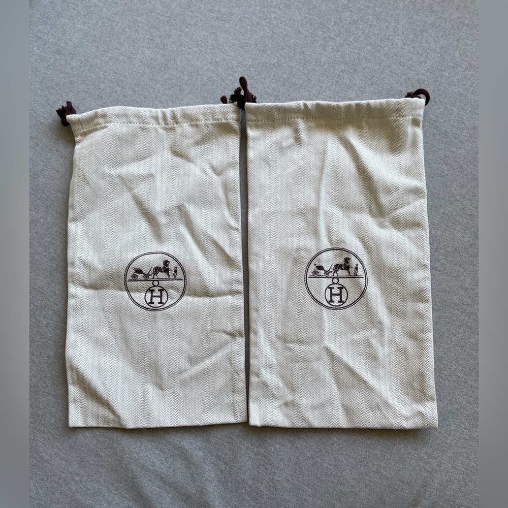 Hermes shoes dust bag